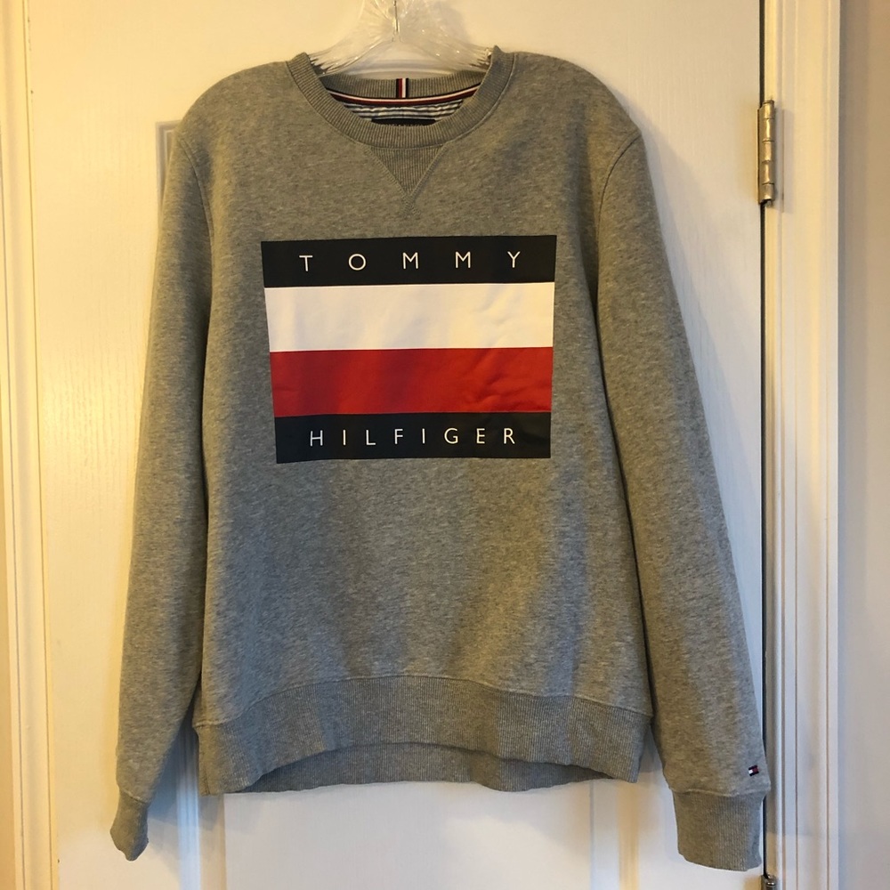 Tommy Hilfiger Sport Heather Grey Logo Sweatshirt